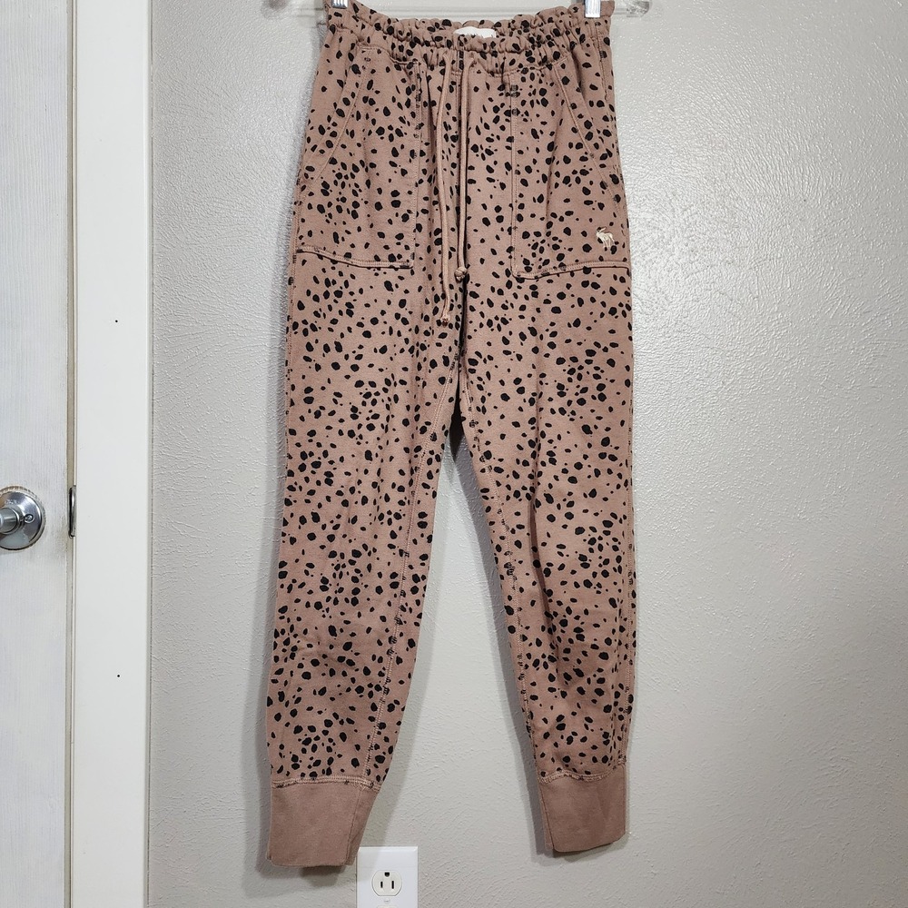 Abercrombie & Fitch Brown and Black Joggers